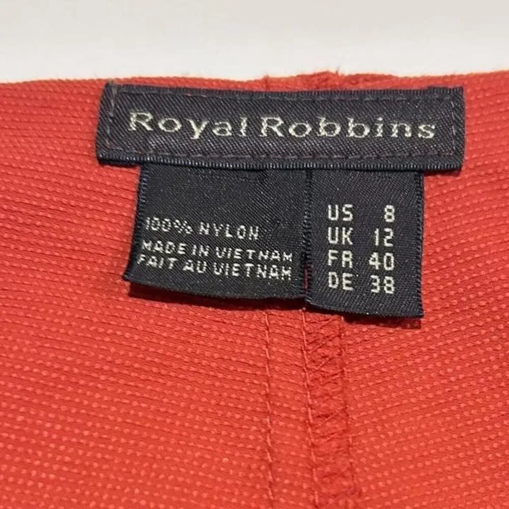 Royal Robbins Rust Burnt Orange Utility Outdoor Skort